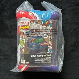 Marvel Avengers Comics 5pc. Bed Set - Full Size